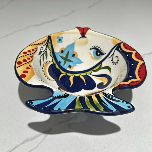 Espana Bocca 8” 3D Fish Cereal Bowl - Picture 4 of 9